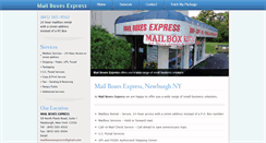 Desktop Screenshot of mailboxesexpress1.com