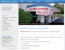 Tablet Screenshot of mailboxesexpress1.com